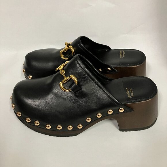 HAWT! Jeffrey Campbell Black Studded Boho Clog Mules! Size 9.5 (best for 9!)! - Picture 3 of 13